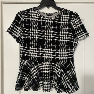 NWOT peplum blouse
